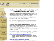 Tablet Screenshot of dissertation-statistics.com
